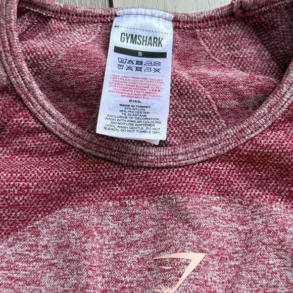 Gymshark pinkred seamless set fitness - Picture 3 of 8